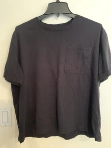 Arizona Jeans Womens Large Round Neck Lightweight T-shirt Cuff Sleeves - Picture 1 of 6