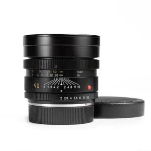 Leica R 90MM F2 SUMMICRON-R 11219 Late '70s Vintage 3-cam Lens - Picture 1 of 6