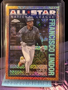 2025 Topps Series 2 - Francisco Lindor Silver Pack Teal Mojo /199 Card #90ASC35 - Picture 1 of 3
