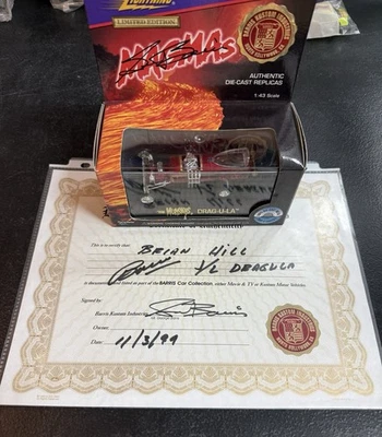 Johnny Lightning Magmas DragULa Die Cast 1:43 SIGNED BY George COA included - Image 1 of 4