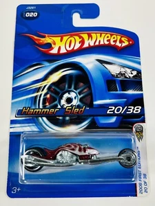 Hot Wheels 2006 First Editions Hammer Sled #20/38 Metal flake Red - Picture 1 of 5