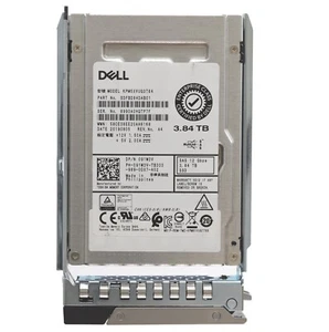 DELL TOSHIBA 2.5" 3.84TB 12GBPS RI SAS SSD DRIVE - H9TT5 KPM6XRUG3T84 - Picture 1 of 1