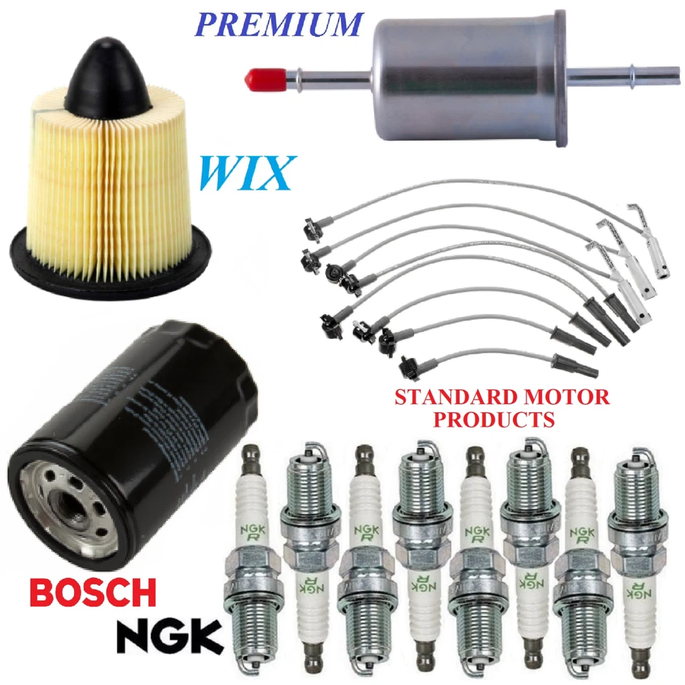 Kit de afinación filtros tapones cableado para Ford Ranger L4 2,5 L; forma cónica 1998 Foto 1 de 1