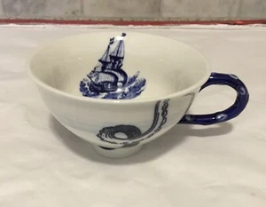 Nautical Anthropologie From The Deep / Octopus Oversized Cup - Picture 1 of 7