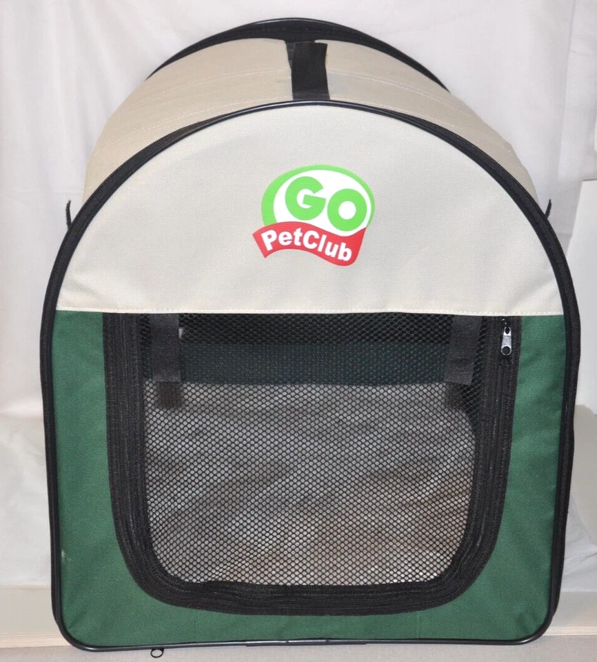 Go Pet Club 24" Portable Rounded Soft Collapsible Dog Crate - Image 1 of 4
