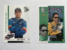 Matt Crafton Autographed NASCAR Cards - Press Pass