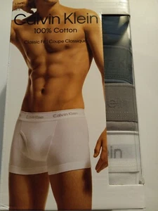 Calvin Klein Mens 5 Pack Classic Fit Trunks New in Box - Picture 1 of 2