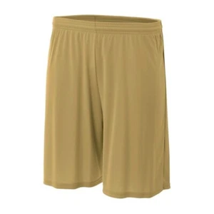 A4 Youth Unisex NB5244 6" Inseam Cooling Size Small Tan Performance Shorts New - Picture 1 of 2