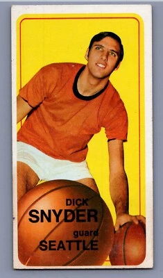 1970-71 Topps #64 Dick Snyder VG Seattle Supersonics Vintage Basketball Card - Image 1 of 2
