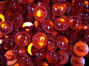 Botones 15mm Rojo 25 piezas Costura Ropa Artesanía Coser Costura - Imagen 1 de 2