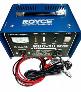 CARICA BATTERIA 12-24V 10A AUTO MOTO CAMPER BARCA CARICABATTERIE PORTATILE - Foto 1 di 3