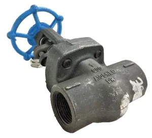 SMITH 0800-0000U Forged Steel Gate Valve 1" SW x NPT Class 800 (1975 WOG) Trim 8 - Picture 1 of 7