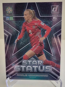 2023 DONRUSS FIFA WOMENS WORLD CUP AMALIE VANGSGAARD RC #5 STAR STATUS - Picture 1 of 2