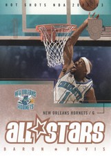 2002-03 Fleer Hot Shots Hot Hands #161 Baron Davis 183/199 