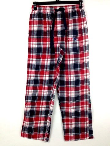 NFL Patriots Team Apparel Men’s Flannel Sleepwear Bottom Plaid Multi-color Sz M Cover