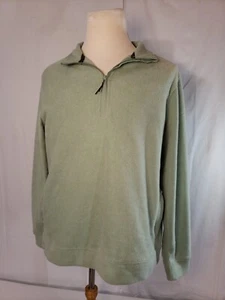 Sz L Women's MicroFleece Sweatshirt Top. Ladies Long Sleeve 1/4 Zip Pullover New - Picture 1 of 6