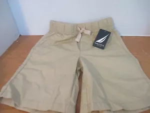NAUTICA~Elastic Waist KHAKI SHORTS~Boys 6~NWT - Picture 1 of 2