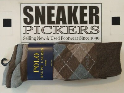 Polo Ralph Lauren Argyle платье носки - многоцветный - мужской размер: 6 - 12,5 - новый - Изображение 1 из 4