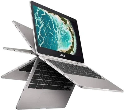 Asus Chromebook C302C Flip Intel Core M3 4GB RAM 64GB eMMC 12.5" - Silver - Immagine 1 di 4