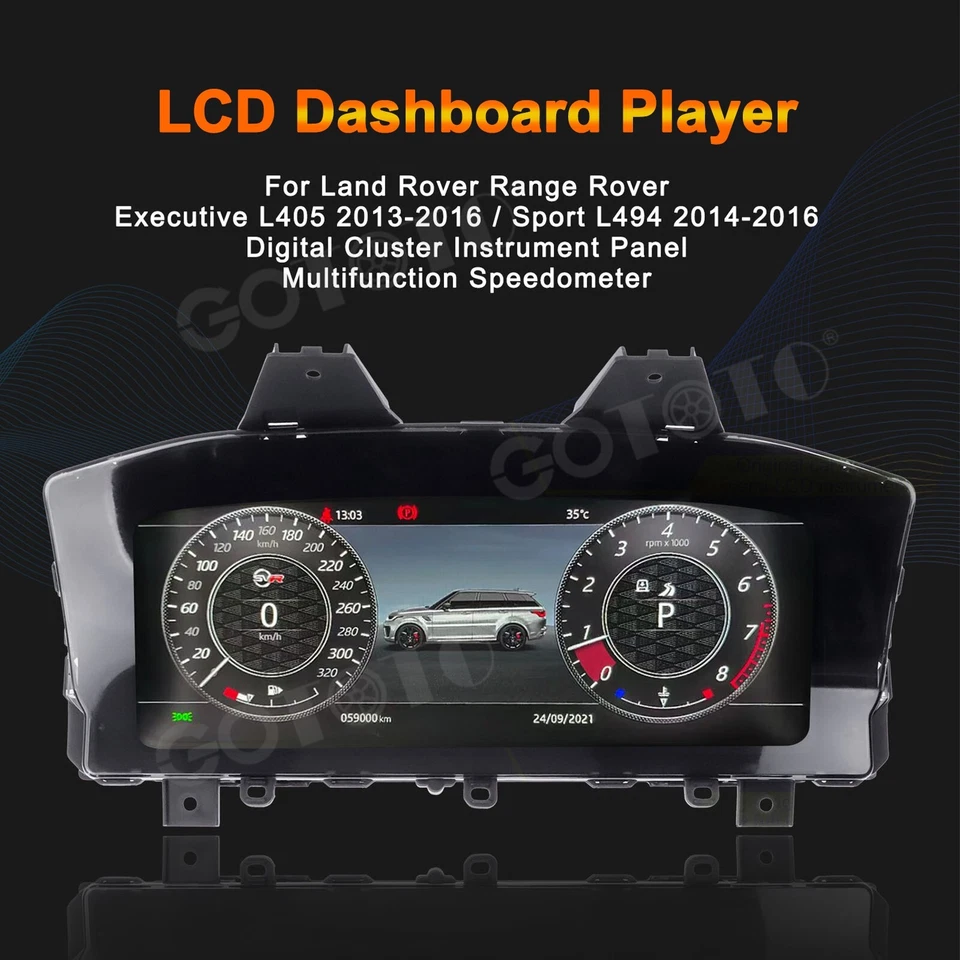 Velocímetro digital LCD para Land Rover Range Rover Sport L494 2014-2017 Foto 1 de 4