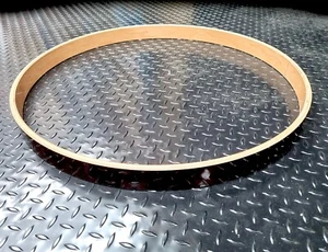 DFP MAPLE BASS DRUM HOOPS 24'' - BLACK GLOSS LACQUERED HOOP - Bild 1 von 2