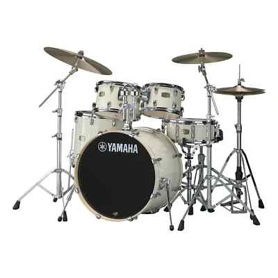 Yamaha Stage Custom Birch 5pc Drum Set w/22BD Classic White - Image 1 of 4