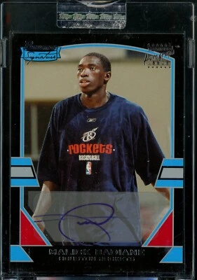 2003-04 Bowman Signature Malick Badiane Rookie #69 1020/1250 Houston Rockets - Image 1 of 2