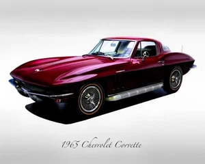 Classic Cars - 1965 Chevrolet Corvette in Milano Maroon - Muscle Car - Picture 1 of 6