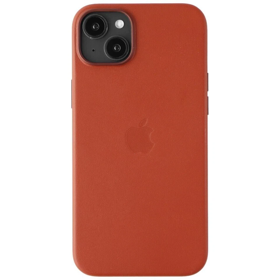 Apple Leather Case with MagSafe for iPhone 14 Plus - Umber