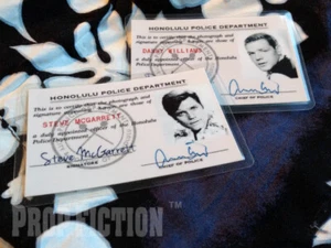 Hawaii Five-O - Steve McGarrett & Danny Williams Detective Prop ID Cards - Bild 1 von 1