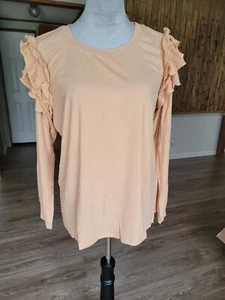 NWT Lapis & Lillies Womens Long Sleeve Top Size L - Picture 1 of 4