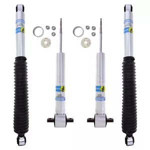 Bilstein B8 5100 Front & Rear Gas Shocks for 14-19 Silverado Sierra 1500 4WD - Picture 1 of 7