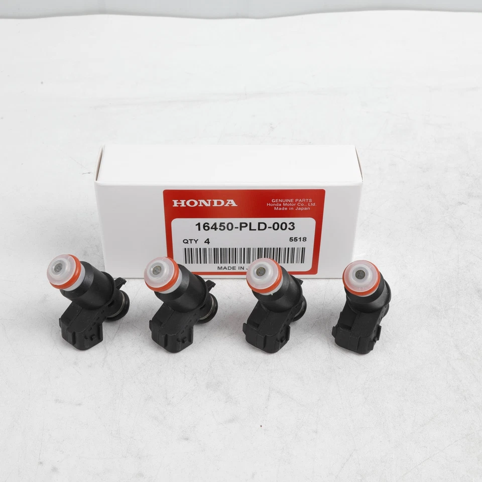 FOR HONDA 01-05 EL CIVIC 1.7L NEW OEM 4PCS FUEL INJECTORS 16450-PLD-003  - Изображение 1 из 4