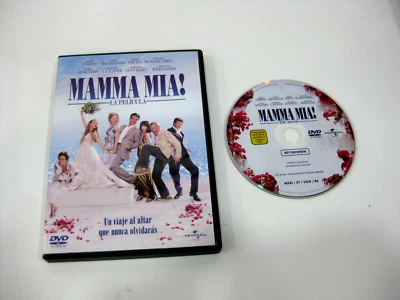 MAMMA MIA! DVD MERYL STREEP PIERCE BROSNAN COLIN FIRTH AMANDA SEYFRIED - Imagen 1 de 2