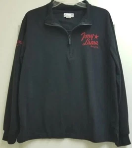 Tony Lama Women's Black Pullover 1/4 Zip Front Jacket Size  M NOTES - Picture 1 of 6