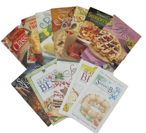 Lot 12 Pampered Chef SEASONS BEST COOKBOOKS 1994- 2004 Fall Spring Recipes - Picture 1 of 14