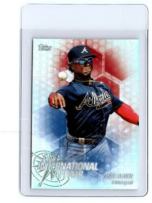 2018 Topps Update AN INTERNATIONAL AFFAIR #IA-OA Ozzie Albies ATLANTA BRAVES - Image 1 of 2