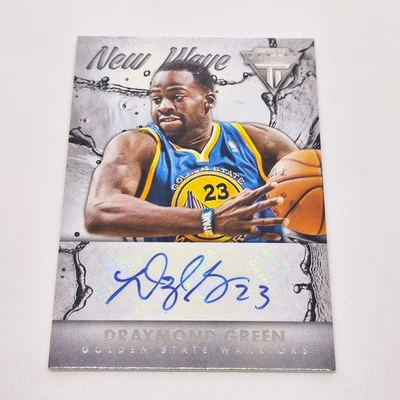 2013-14 Panini Titanium New Wave Signatures Auto DRAYMOND GREEN!! - Image 1 of 2