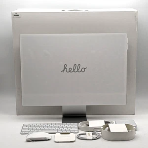 Apple iMac 2021 24" Apple M1 8-Core GPU 512GB SSD 8GB RAM Silber A2438 RB-OB - Bild 1 von 11