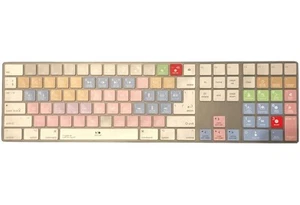 Avid Pro Tools Hotkey Shortcut Keyboard Cover for Apple Magic Keyboard with N... - Picture 1 of 4