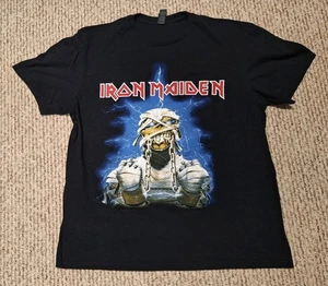  Camisa Iron Maiden L Terror Gira Mundial Esclavitud Banda de Conciertos Años 80 Reimpresión - Imagen 1 de 5