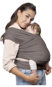 Boba Wrap Baby Carrier, Gray / For Newborn Babies and Children up to 35 pounds - Picture 1 of 9