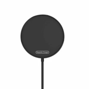 Blu Element MagSafe Wireless Charger 15W with USB-C Cable 4ft Black Wireless - Photo 1 sur 4