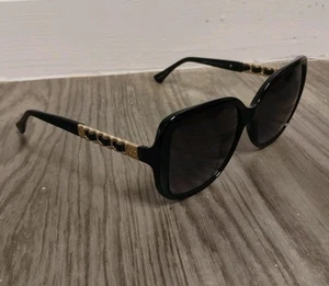 Guess Damen Sonnenbrille GF6060 01B Oversized Kettenarm Acetat Schwarz - Bild 1 von 9