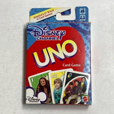 Disney Channel UNO Card Game (Complete, 112 Cards) Hannah Montana Selena Gomez - Image 1 of 4