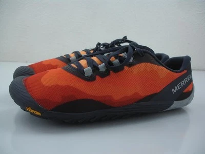 Women's sz 8 M Merrell Vapor Glove 4 J16624 Trail Running Shoes Orange Barefoot - Image 1 of 4