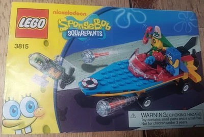 LEGO Instruction Manual Only 3815 Heroic Heroes of the Deep No Bricks Spongebob - Image 1 of 3
