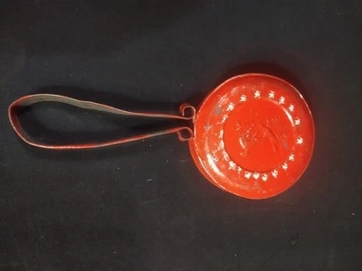 Ancien Hochet Métallique à décor d'oiseaux - 16cm - Photo 1/4