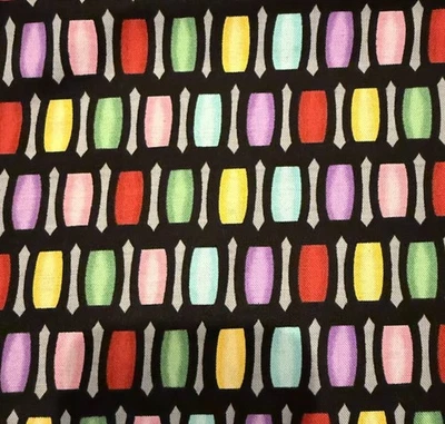 Blank Quilting Corp Fabric David Greenway BORN TO SEW Bright Colors 44” x BTY - Image 1 of 3
