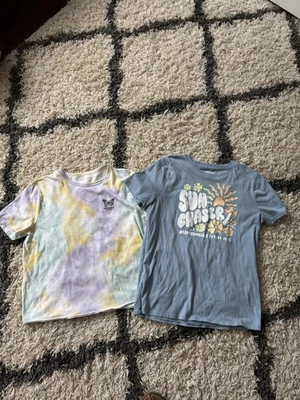 Girls Abercrombie Kids Short Sleeve T-Shirts size 15/16 Butterfly Flower EUC - Image 1 of 4